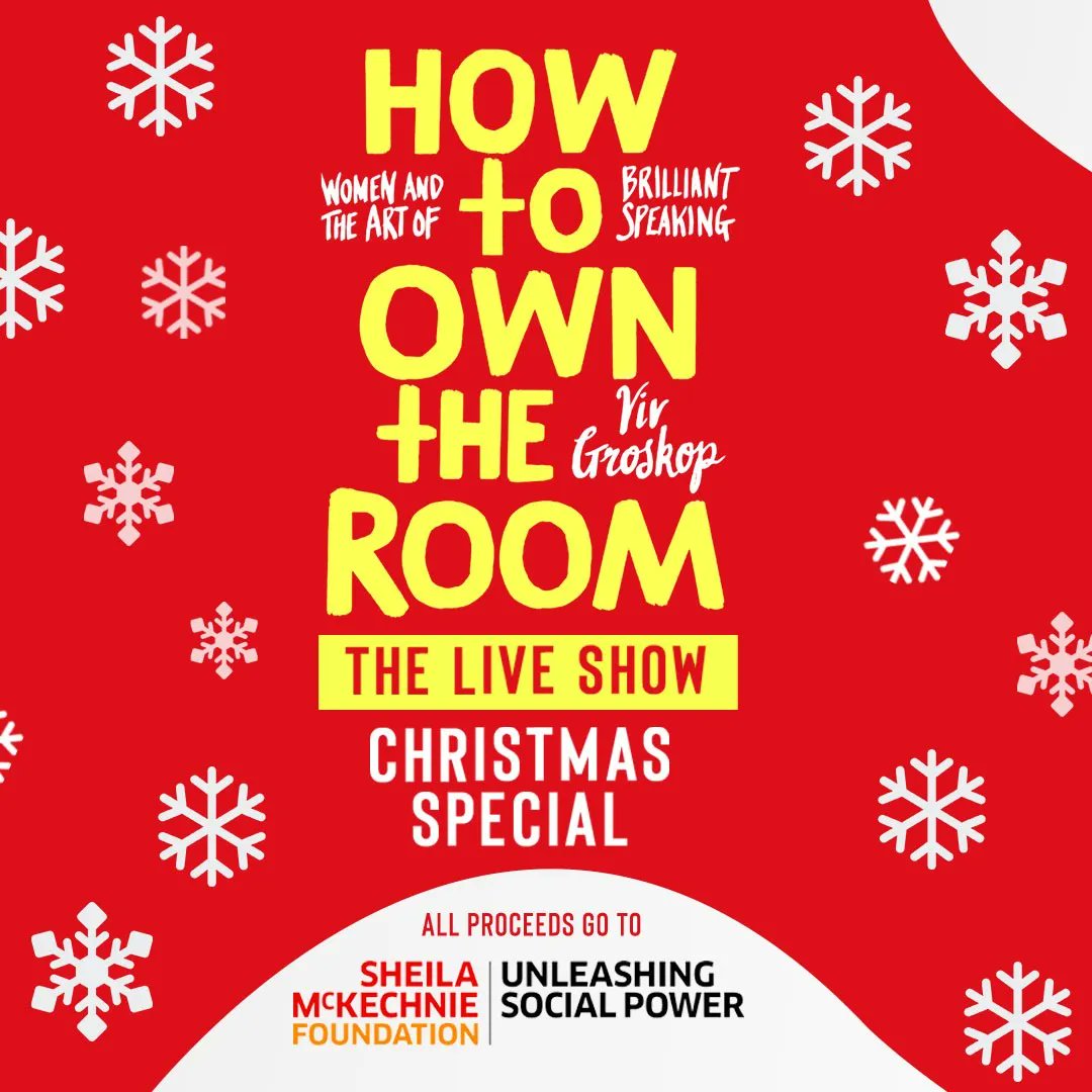 VivGroskop's tweet photo. Room-owning, but make it Christmas...
How to Own the Room: The Live Show (Christmas Special), Dec 12, Chiswick.
Tickets: https://t.co/3ME1quLzlT
@thatjanravens, @HattyAshdown, @TheatreAtTabard, @SMKcampaigners #howtoowntheroom #londoncomedy https://t.co/ngo3VBftHR