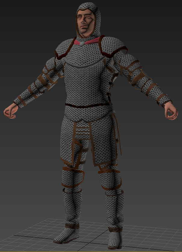 FortisRex's tweet image. Finished the variation system, there are now 56 different variations of each mesh, below is an example chainmaile variation mesh