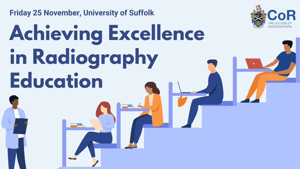 SCoREvents's tweet photo. #RadEducators, are you ready for #ARE2022? We look forward to welcoming you at the University of Suffolk today. See you at 09:30! #radiography #education https://t.co/IJjwR3jt9d