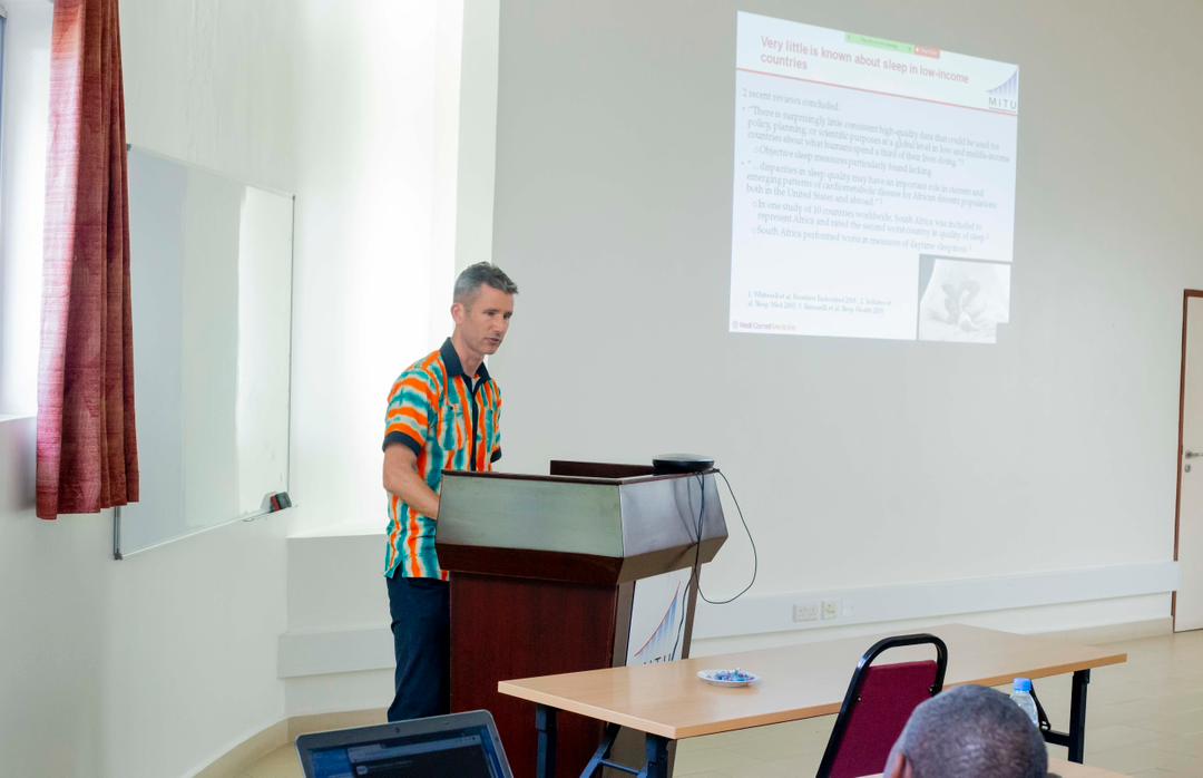 Mwanza_CVD's tweet photo. Our own @RobNPeck delivered a great talk on #Sleep and #CardiovascularDiseases in Low-income settings at the symposium of #ChronicdiseasesinAfrica held at @mituorg. #Mwanza_CVD

@wcmglobalhealth @NIMR_Tanzania https://t.co/yigJkyXMNL