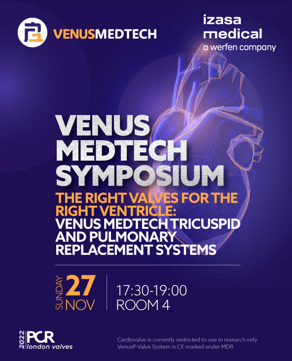 IzasaMedical's tweet photo. Os esperamos en el próximo PCR London Valves con nuestro partner #VenusMedtech, presentando los últimos casos de válvula pulmonar VenusP-valve y las nuevas tecnologías 👩💻 para el tratamiento de la cardiopatía estructural.
#VenusPvalve #PCRLondonValve @PCRonline https://t.co/lFAlhlic95