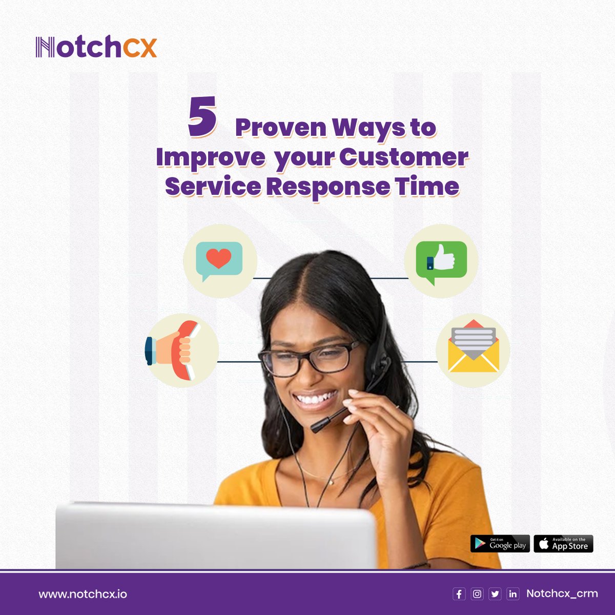 NotchCRM's tweet photo. Customer service response time is perhaps the most essential part of delivering a top-notch customer experience. It’s about how quickly you respond to inquiries, concerns or requests from customers.

Click here to get started - https://t.co/fAS6DB2Egk

#NotchCX 
#CRM https://t.co/wEOhR8MVzw