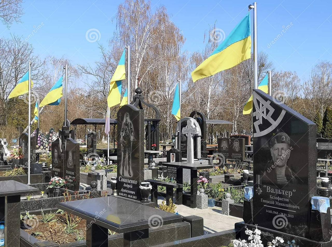 Кладбища солдат на Украине