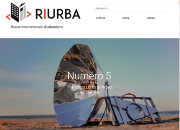 RIURBA- Revue Internationale d'Urbanisme tweet media
