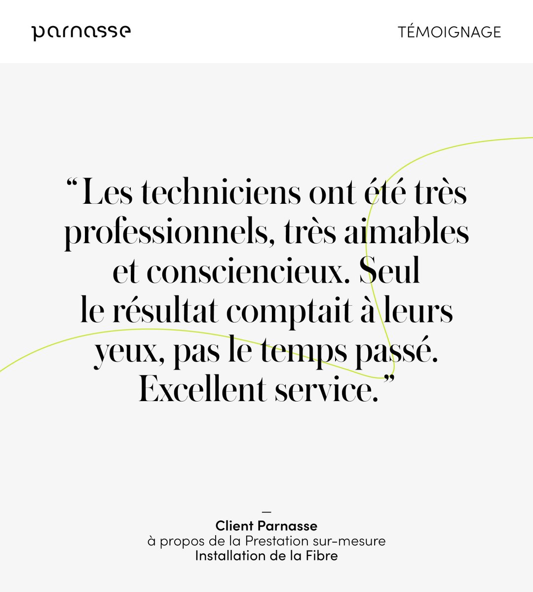 Et si la #fibre pouvait s’intégrer naturellement au sein de votre domicile ou de votre espace de travail ? @Parnasse met à votre disposition ses experts #numériques, formés à l’excellence, pour l’installation de la fibre dans le respect de votre intérieur oran.ge/3tWy5FM
