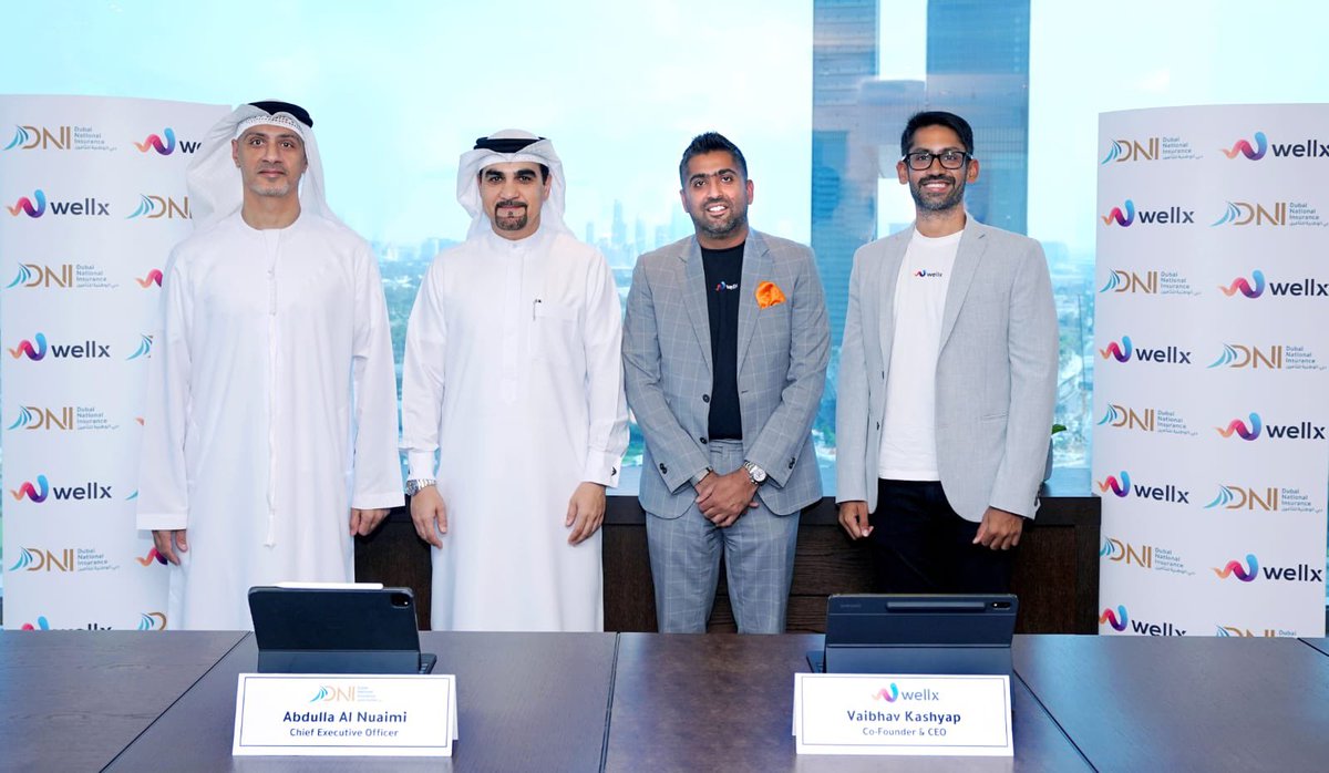 dniuae's tweet photo. #DNI in Partnership with #Wellx unveil a unique #insurance product-‘Wellx Fit’ powered by Fitbit, it is a health insurance policy marking the first time an insurance provider offers tracking capabilities to monitor &amp; incentivize engagement for customers through a wearable device. https://t.co/YDE09YOBka