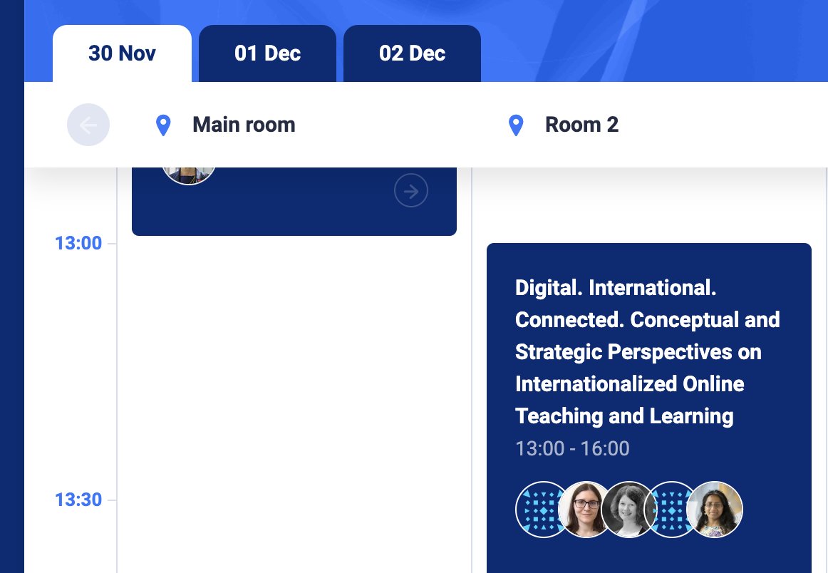 <a href="/ENISnetwork/">ENIS COST Action</a> We will be there with the following panel together with 
<a href="/vmarinj/">Victoria I. Marín (@vmarinj.bsky.social)</a> 
<a href="/sbedenlier/">S. Bedenlier</a> 
<a href="/krajagopal/">Kamakshi Rajagopal</a> 
<a href="/SewgiiKaya/">sevgikaya</a> 
<a href="/MerveZayim/">Merve Zayim Kurtay</a> 
Hope to see all ENISers there 😉