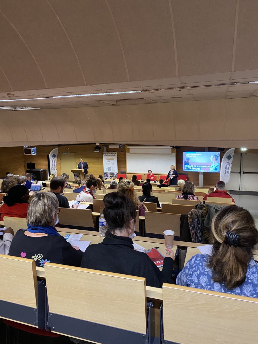 Les travaux reprennent aux journées ⁦@Fonda_John_BOST⁩ sur le thème «SOIGNER et ACCOMPAGNER autrement » : retour d’expériences et réflexions éthiques au programme .
