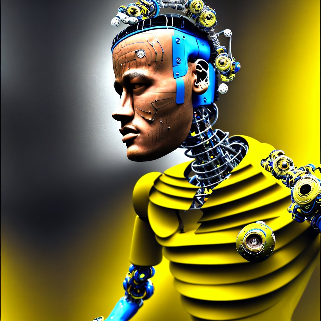 Playgroundaguy's tweet photo. Robotic star #AIart #stablediffusion #BrazilSerbia #FIFAWorldCup https://t.co/SWObABgTOe