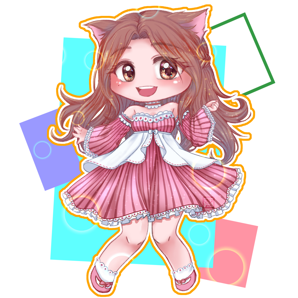 KeiChocoCats_'s tweet photo. 可愛いチビ猫ちゃんアバター #女の子 #猫耳 #ChocoCats #オリジナルキャラクター #ちびキャラ #可愛い #アバター #ピンク https://t.co/4ttMINiyhK https://t.co/8K8EeeykTV