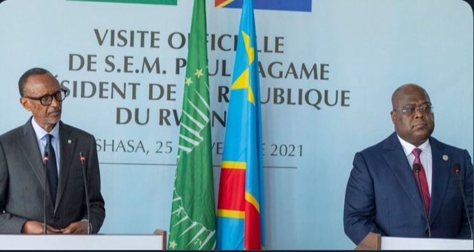 MCSakwa1's tweet image. DRC and Rwanda have agreed on a ceasefire at talks held in Luanda, Angola facilitated by Kenya’s former President Uhuru Kenyatta, EAC Chair Evariste Ndiyishimiye and Angola’s Jiao Laurenco. 
@ThePlat4mKe #ThePlat4m