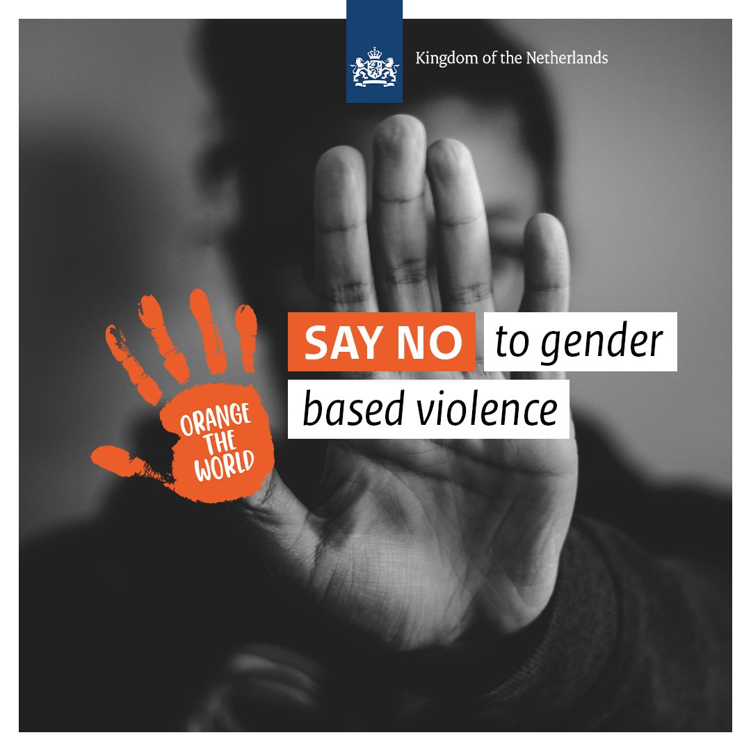 Today we mark the International Day to End Violence Against Women. Gendered violence has no place in society. The Netherlands is committed to gender equality and eradicating gender-based violence worldwide. #16 days #orangetheworld #NLAgainstGBV <a href="/abaad/">ABAAD</a>   <a href="/DutchMFA/">Dutch Ministry of Foreign Affairs 🇳🇱</a>