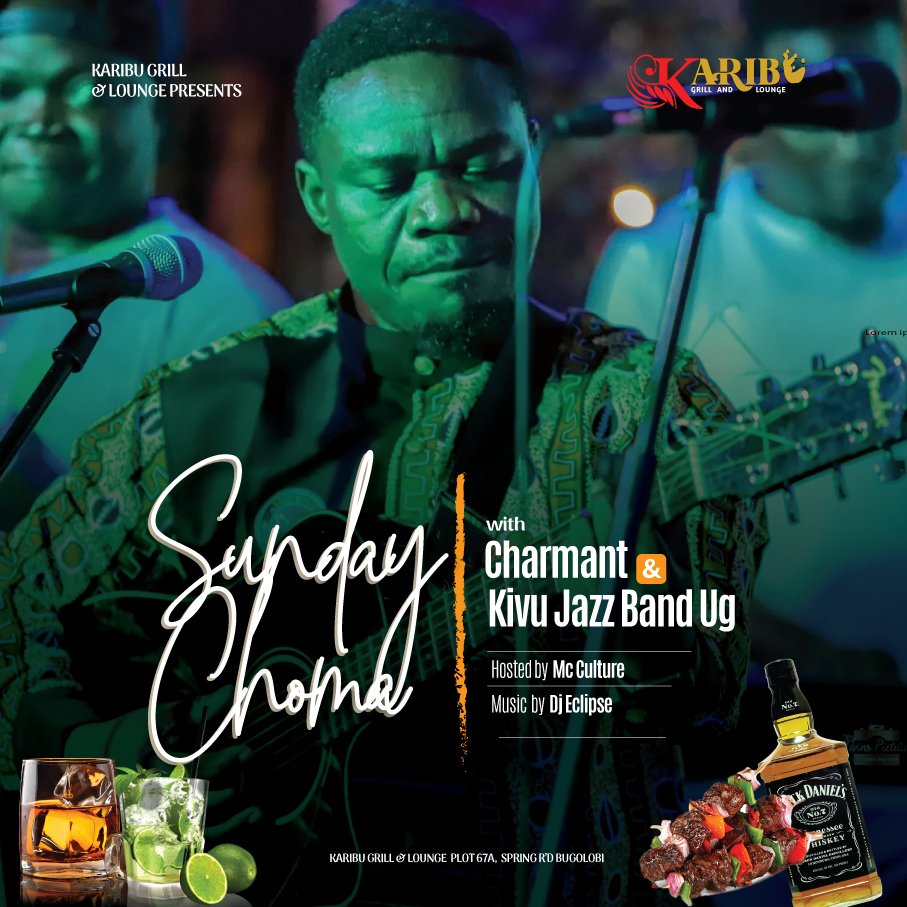CharmantCm's tweet photo. This Sunday we are @KaribugrillandL please don't miss. https://t.co/9Jeo8Ngfcn