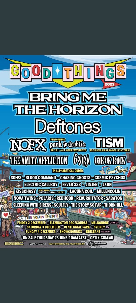 Beard_82's tweet photo. This time next week I'll be in Sydney eagerly awaiting the joy this festival will bring me 🥰

Been a long wait but we're almost there 🤘🔥🔥
#GoodThings2022 https://t.co/F0Qmhq8FX9