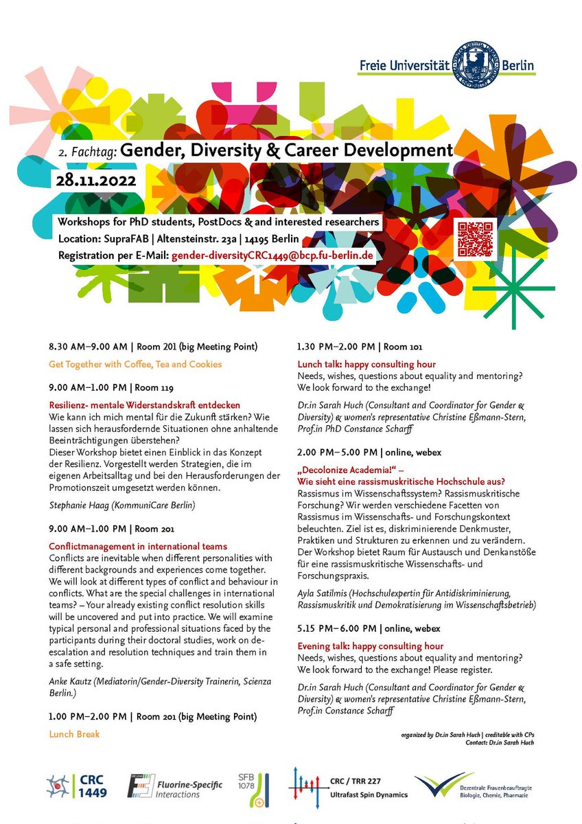Wiss. Koordinatorin Gender und Diversity FU BCP tweet media