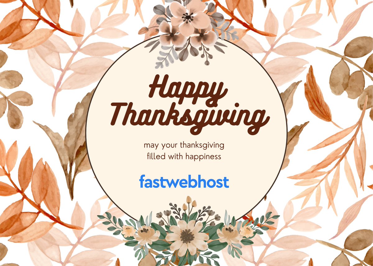 FastWebHoster's tweet image. According to science, gratitude increases our well-being and physical health. 💞#thanksgiving #Thanksgiving2022 

Happy Thanks Giving Day!
