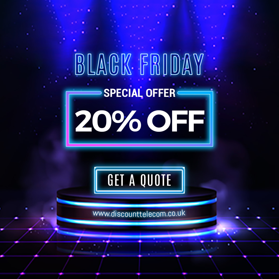 Get 20% off on business broadband, this Black Friday and say goodbye to buffering.

Get Quote Now: discounttelecom.co.uk/broadbanddeals/
.
.
.
.
#discounttelecom #blackfridaysale #blackfridaydeals #blackfriday2022
#blackfridayweek #blackfriday #blackfridaysale #sale #deals #blackfridaydeals