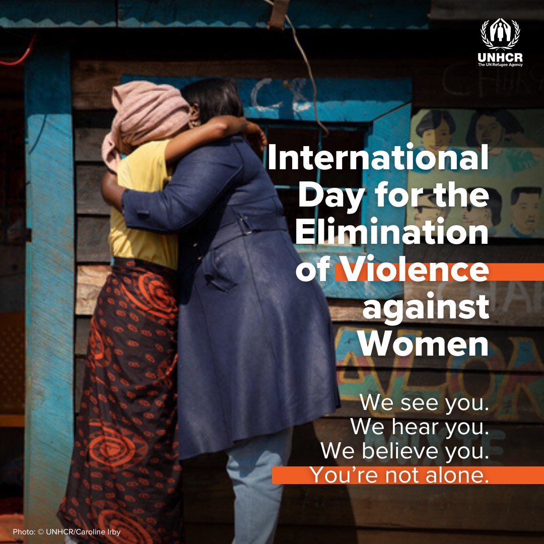 25 November is the International Day for the Elimination of Violence against Women, and the world is standing with survivors against gender-based violence. We stand with them. Are you? #16Days #OrangeTheWorld