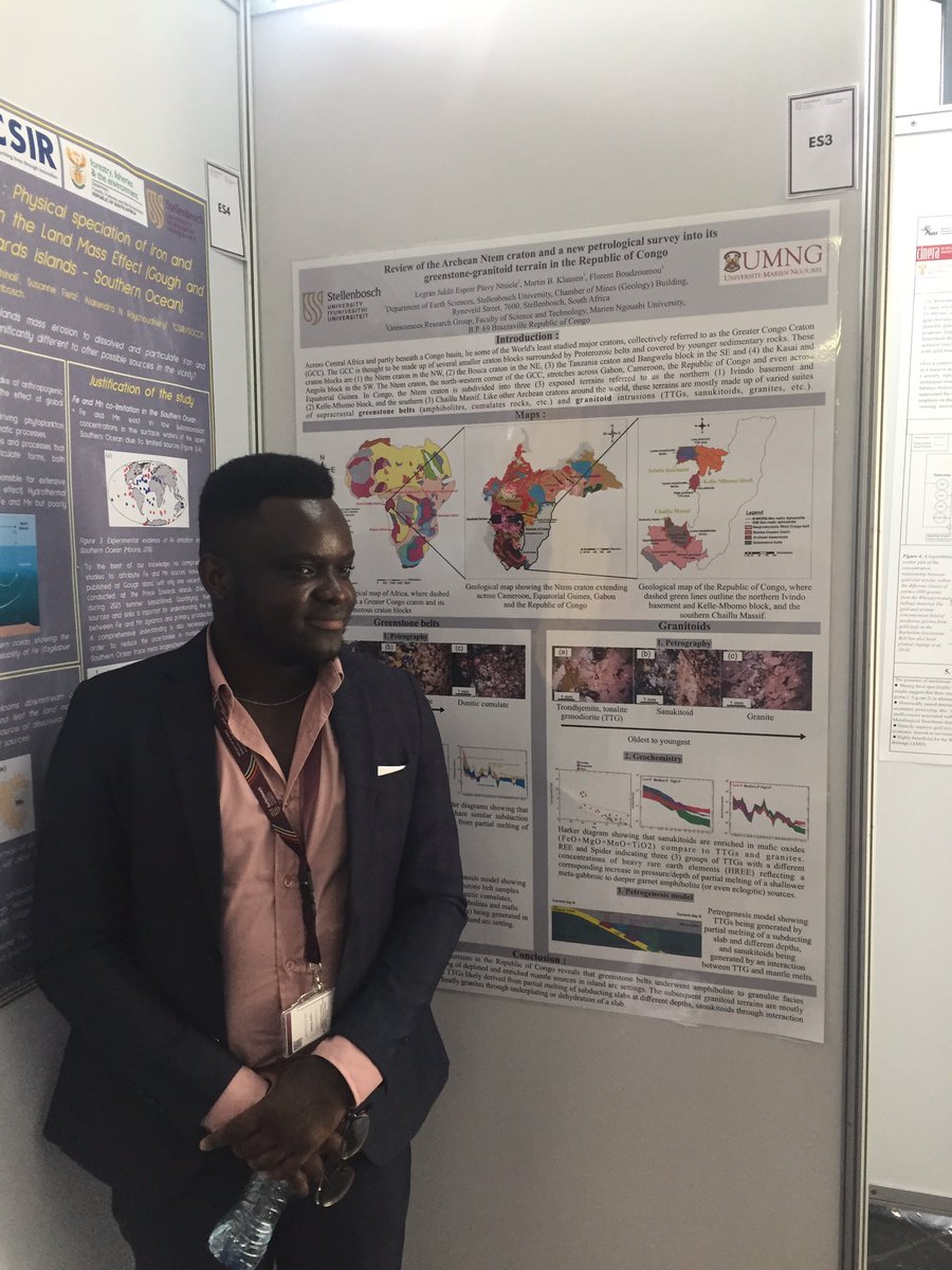 legranplavy's tweet photo. Yesterday your favorite congolese geologist presented a poster at the 1st @StellenboschUni Postgraduate Research Conference 😎 https://t.co/ivMCMFdtkQ