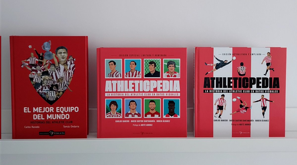 Muchas gracias a tod@s los que me habéis escrito y llamado estos días.
Estoy muy orgulloso de mis libros, de cómo surgieron, de su originalidad, del proceso creativo y sobre todo, del éxito, cariño y reconocimiento que han tenido ambos en la comunidad del <a href="/AthleticClub/">Athletic Club</a>. #athlive