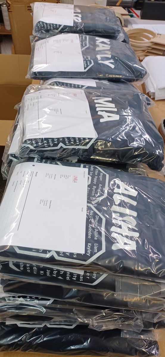 Linela_'s tweet photo. A recent batch of leavers hoodies @justhoods ready for collection for a local primary school who we also provide their school uniform for....

#leavershoodies #screenprinting #screenprinting #embroidery #vinylprinting https://t.co/nQQY7V3Rdf