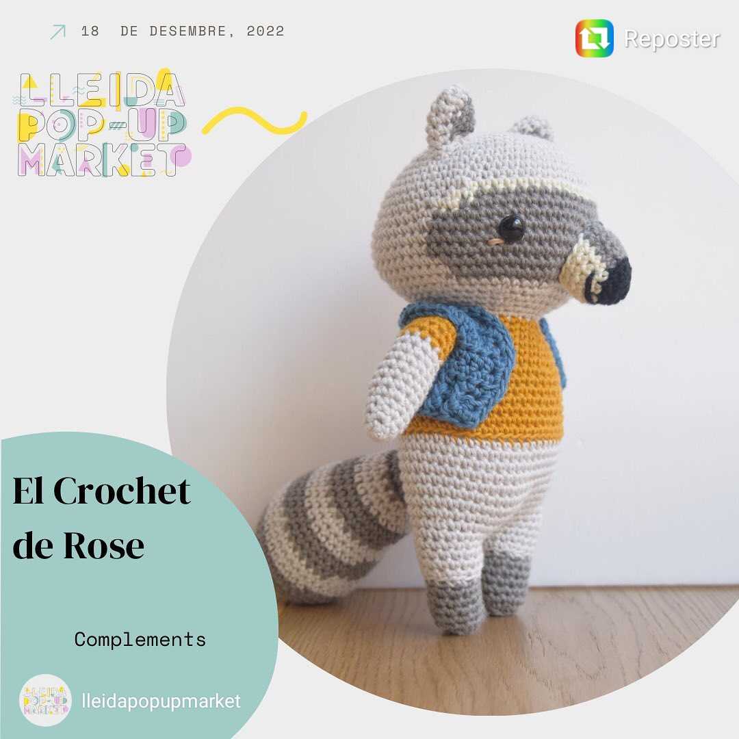 Participamos este año en el #lleidapopmarket!!!!!  No vemos allí!!!  Mstntitas granny square, amigurumis, clases de crochet!!