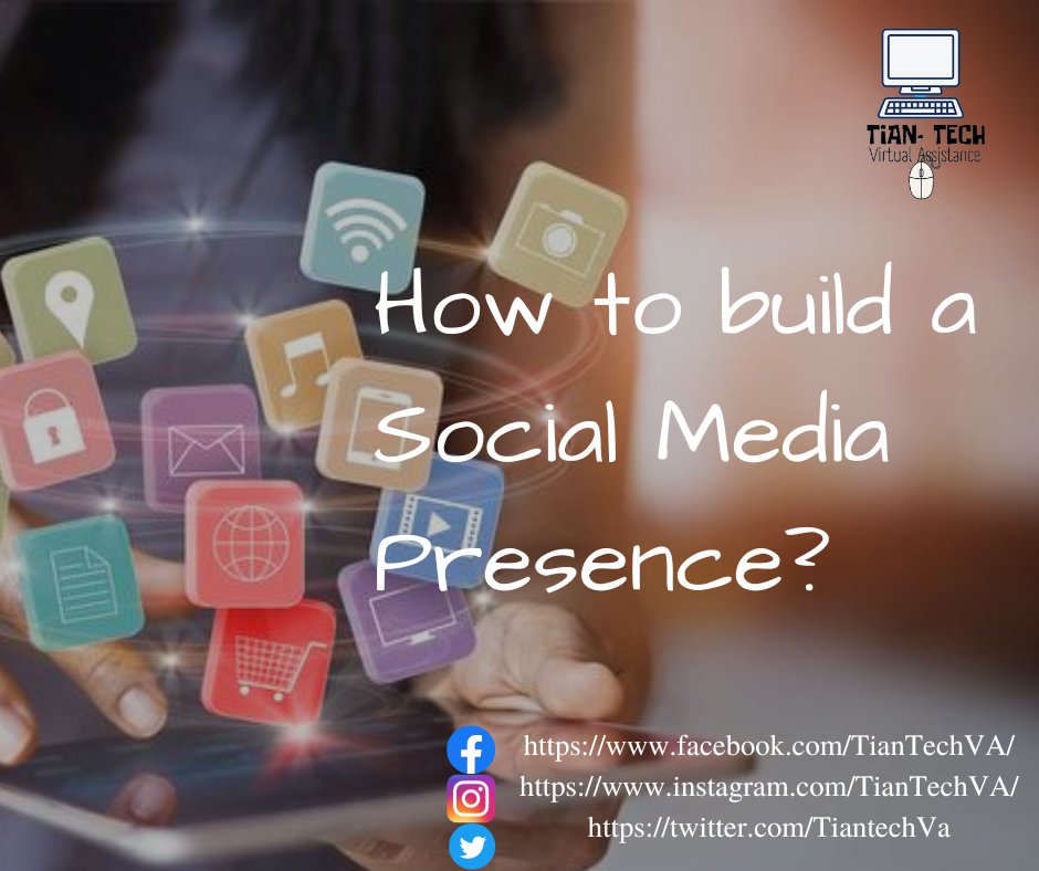 TiantechVa's tweet photo. Build your social media presence and develop a bond with your customers. 💻 
Building a Social Media Presence is where you are making your business or your brand visible to the social media platforms🙂 
#socialmediapresence #tiantech

👉https://t.co/GTmLK1wYaZ https://t.co/Z6OTNOScum