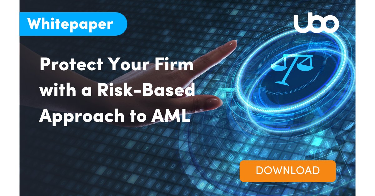 UBOService's tweet photo. #AML + #UBO requirements in the #Legal Sector: Our #whitepaper discusses why law firms need to adopt a #riskbasedapproach to #AML and how #technology can help them meet their #regulatory requirements. Download now: https://t.co/nHPdaCKkws https://t.co/XDEFIqiTi0