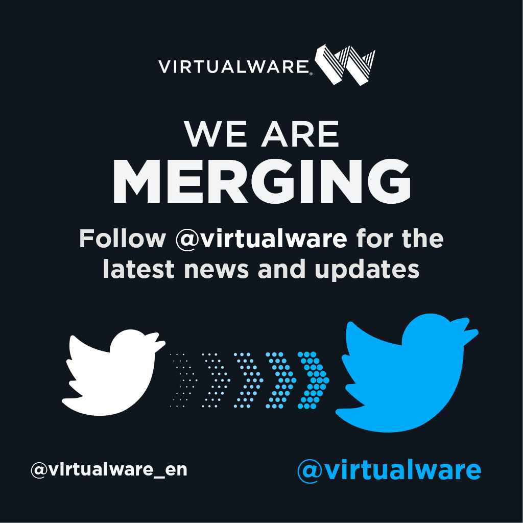 Virtualware_en's tweet image. Hello followers, we will stop publishing from @virtualware_en, because we are merging all future twitter giveaways to our more active account @virtualware !! Make sure to give us a follow and turn on post notifications!