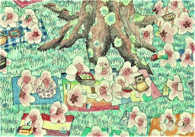 花見#桜 #お弁当 #ピクニック #公園 