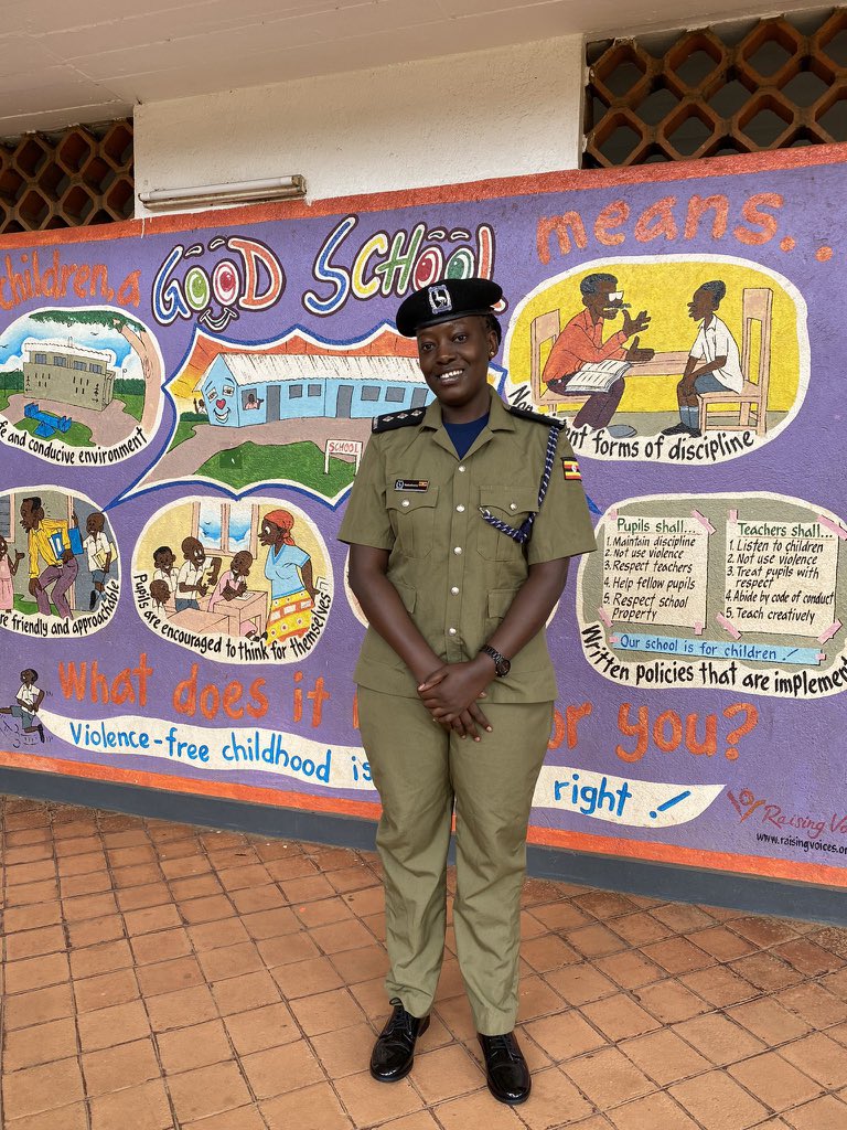 Law enforcement officers must be meaningfully involved in the campaign to #EndViolence in different communities including schools:
We appreciate <a href="/PoliceUg/">Uganda Police Force</a> for being part of #LetArtBeMyVoice campaign 
#16DaysOfActivism <a href="/DwonaInitiative/">Dwona Initiative</a> <a href="/WezeshaGirls/">Wezesha Girls Network-Ug🇺🇬</a> #OrangeTheWorld #16Days