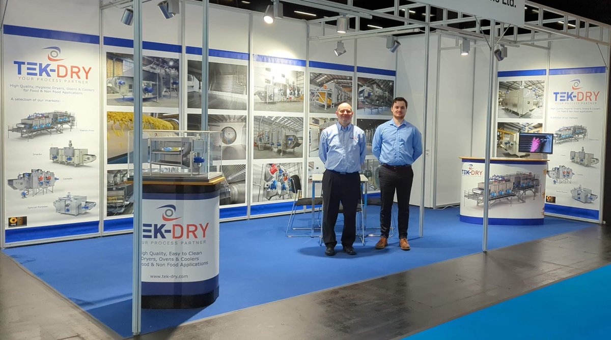 tek_dry's tweet photo. We're exhibiting at @Interpom2022 in Kortrijk, Belgium🥔
Come and see us on STAND 103🙋♂️
The show runs from Sunday 27th November until Tuesday 29th November📅
Come and talk to us about your drying requirements🤝
#Interpom #Interpom2022 #interpoma2022 #potato #fryers #dryers https://t.co/Tgr1ICpLwt