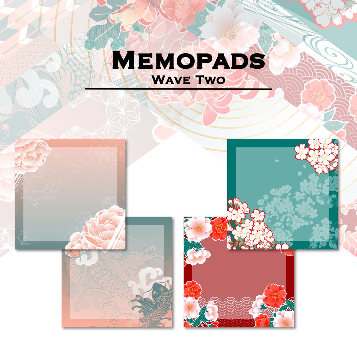 REVAMPCS's tweet photo. This time around I’m also putting up a new product! Memopads will be available as a stretch goal for next week’s #Kickstarter campaign 🥰

What do you think of the designs? 🧐

You can click the link below to follow the project 🥰
https://t.co/yBdXZoFsJg

#Japan
#stationery https://t.co/cDyo08oarH