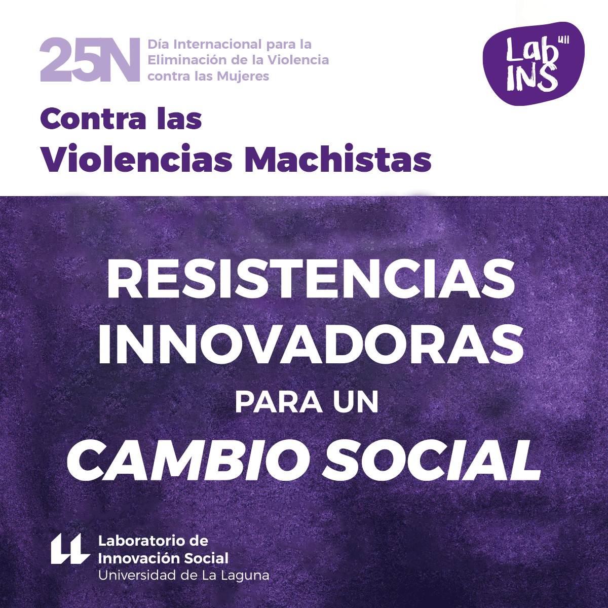 LabINS_ULL's tweet photo. ✊En #LabINSULL somos conscientes de la necesidad de cambio y por ello pasamos de la reflexión a la acción.
#25N #NiUnaMenos #DíaInternacionalparalaEliminacióndelaViolenciacontralasMujeres
@ULL https://t.co/fRKAM3543H