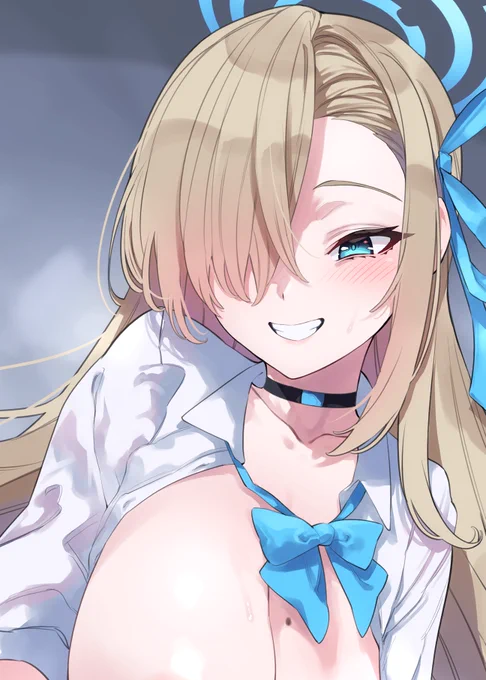 くま乳業さん(
@kumatea14
)主催のアイマス童捨合同で城ヶ崎莉嘉ちゃん、ブルアカ逆レ合同で制服アスナさん描かせていただきました!ドスケベです!よろしくお願いします! https://t.co/RuCcDwS0mO 