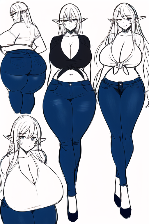 sukebesaku's tweet photo. Even more sketches of my OC Sylvia~
#characterdesign #characterart #hentai #anime #animeelf #animelf #elves #elf #sexy #thicc #bigass #bigboobs #hentai3d #hentaibdsm #ecchi #sketch #ocart #originalcharacter #originalcharacterart #originalartwork https://t.co/OVdtO4TI8c