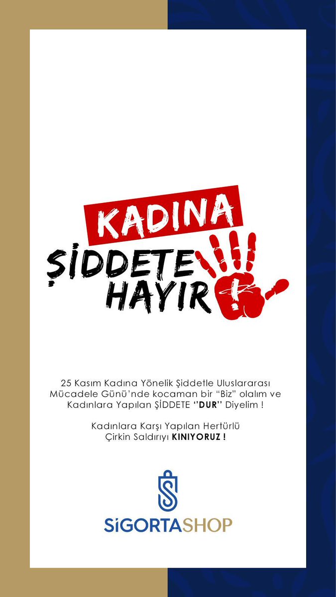 sigortashop's tweet photo. #KadinaSiddeteHayir https://t.co/6BiDrw6JQJ