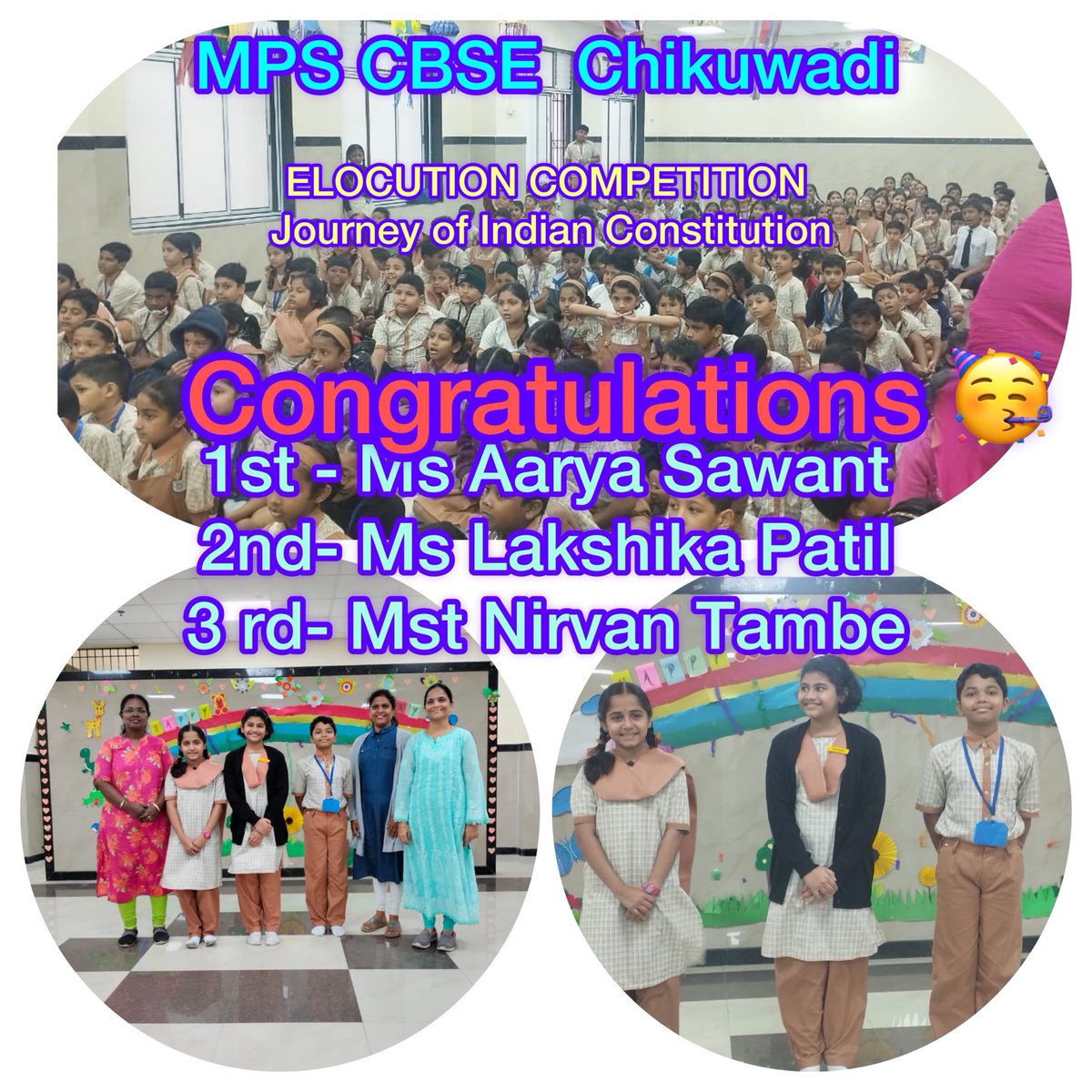 Constitution week Celebration #Elocution Competition  ⁦<a href="/mybmcedu/">BMC Education Department</a>⁩ ⁦<a href="/mybmc/">माझी Mumbai, आपली BMC</a>⁩ ⁦<a href="/rajeshkankal/">Rajesh Kankal</a>⁩