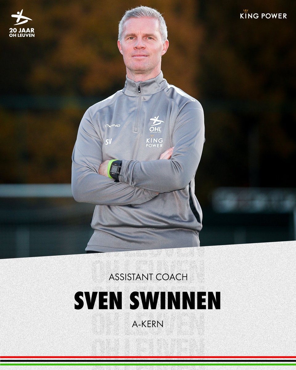 OHLeuven's tweet photo. Welkom, Sven Swinnen!🤝 Hij vervoegt de staf van de A-kern als assistent-coach.💪

Lees meer👉 https://t.co/hD5WOb3kJV

#ohleuven https://t.co/dJWwKL8do8