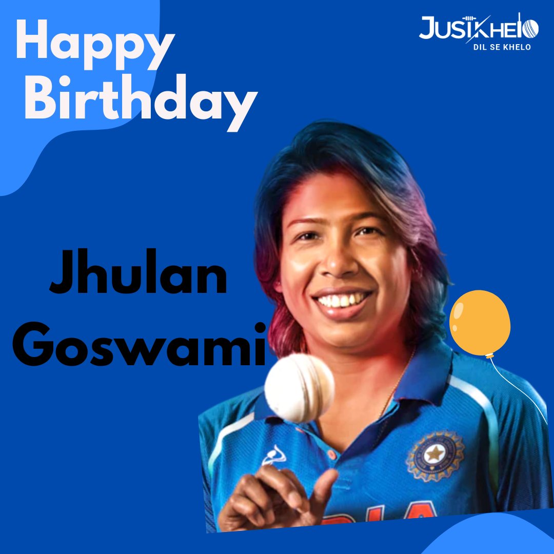 Happy Birthday Jhulan Goswami      