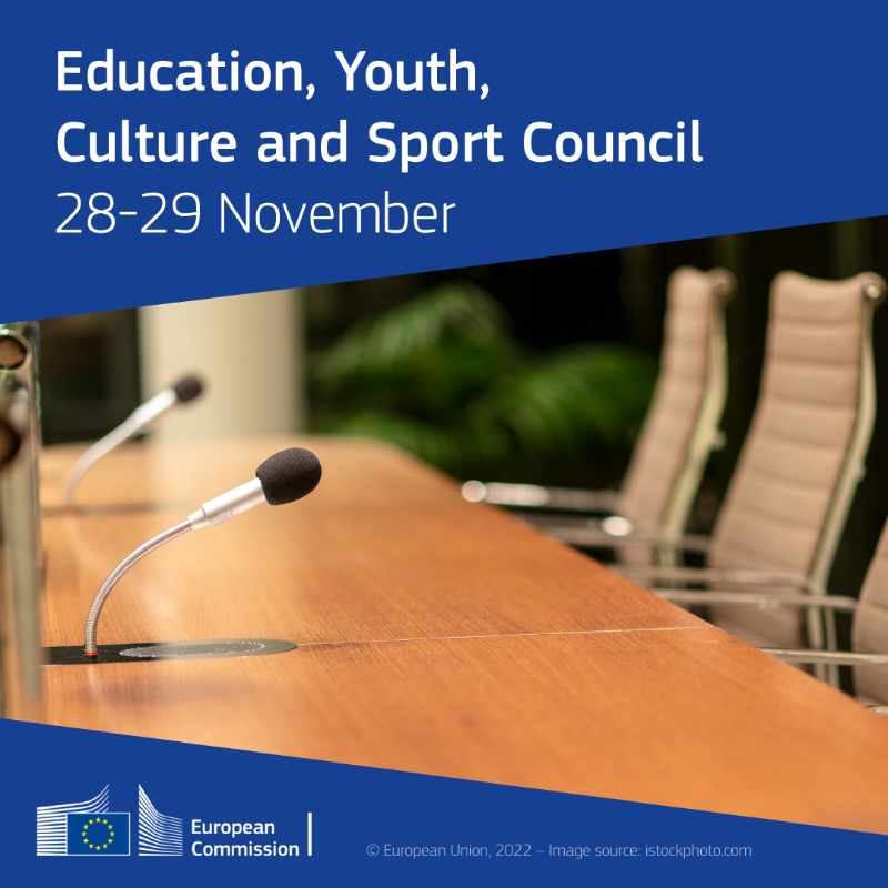 europe_creative's tweet photo. The Education, Youth, Culture and Sport Council #EYCS is only a few days away! 

🗓️ When? 28-29 Nov

Ministers from EU member states responsible for culture will discuss:

 📌 EU Work Plan for Culture 2023-26

 📌 Solidarity with the Ukrainian cultural sector

More 👇