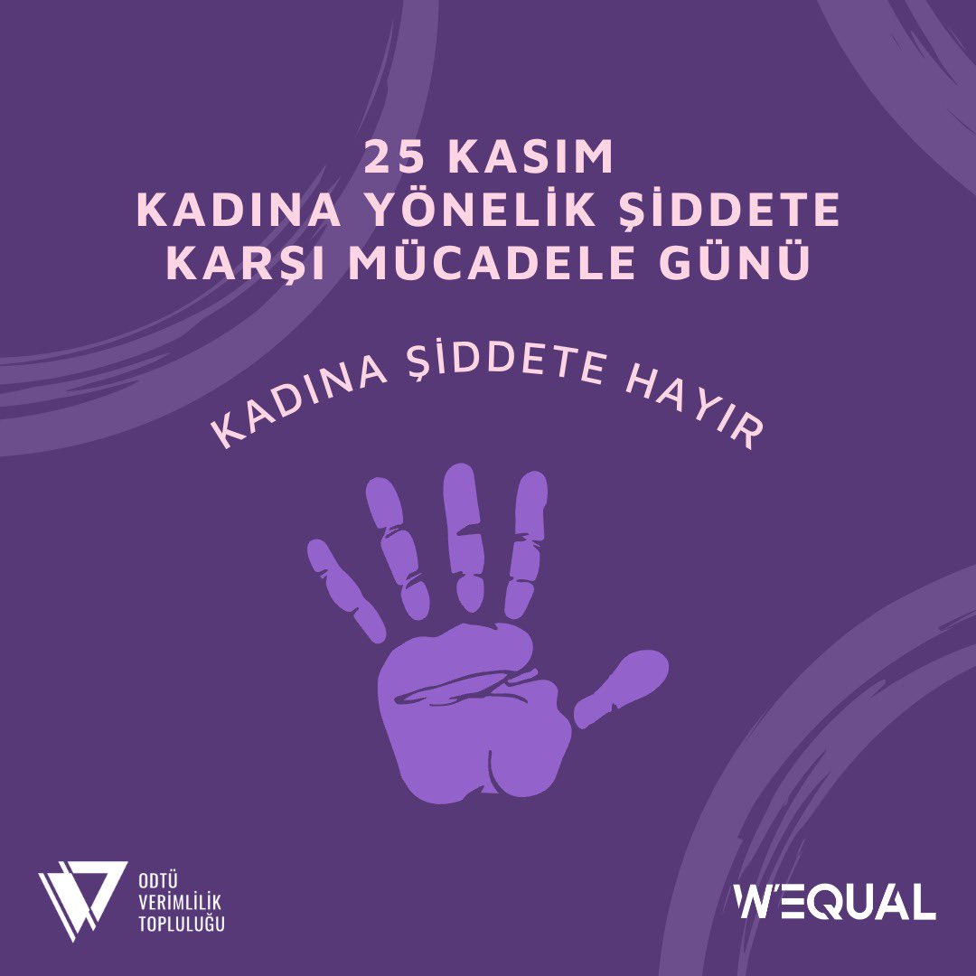 Şiddetin hiçbir bahanesi yoktur, olamaz. Her bireyin şiddetten uzak bir hayat yaşadığı günler için farkındalık ve duyarlılık oluşturmaya devam ediyoruz. #25kasımkadınayönelikşiddetlemücadelegünü