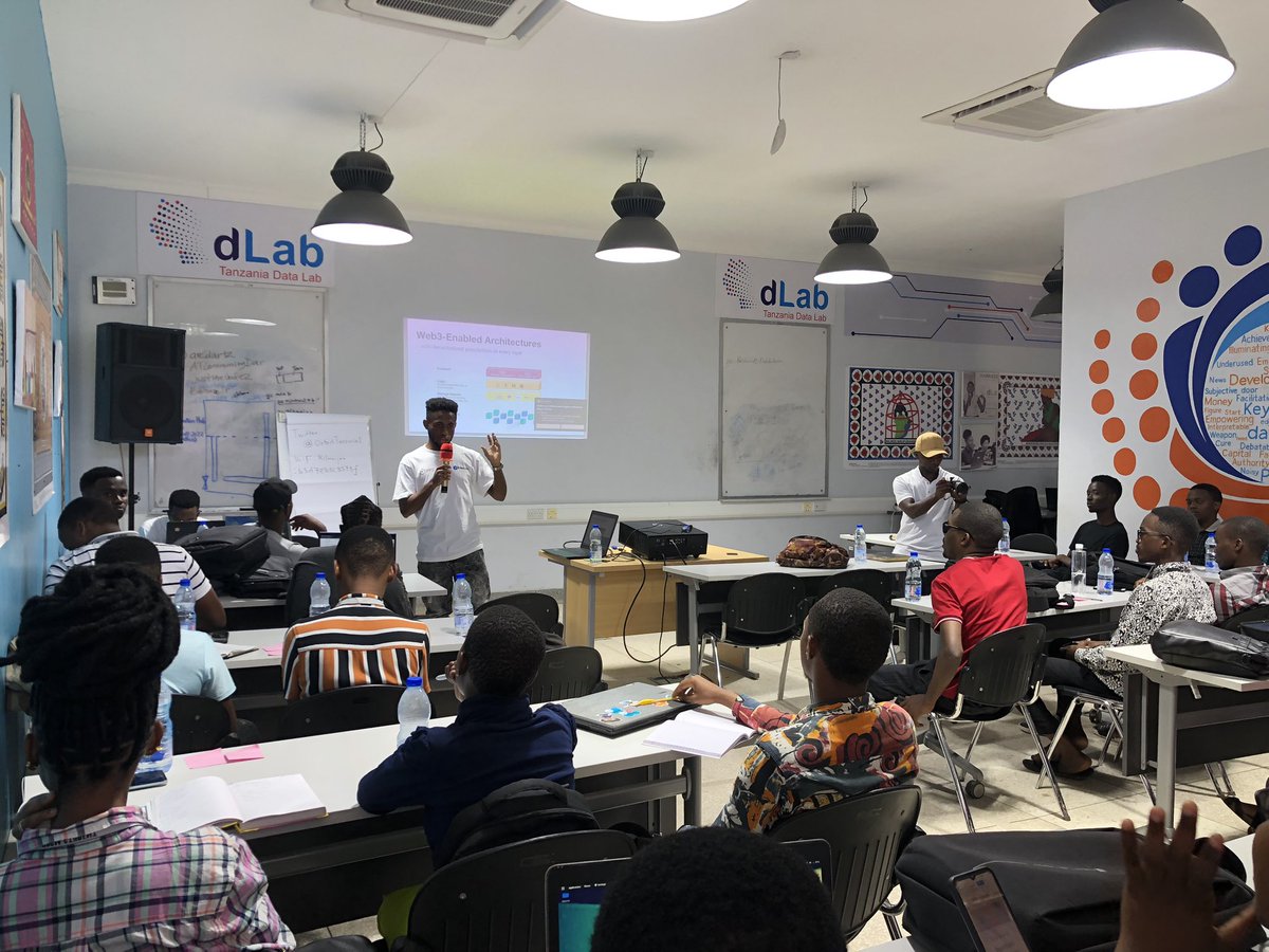 frikaan1's tweet photo. Day 1 of Filecoin hackathon happening at dLabs COICT Dar es salaam right now. 

Developers being provided with the fundamentals on how to build decentalized applications on the IPFS.

@Filecoin @FilFoundation @Protocollabs #FilecoinOrbitCommunity #Filecoin https://t.co/Sj4ga4rfIU