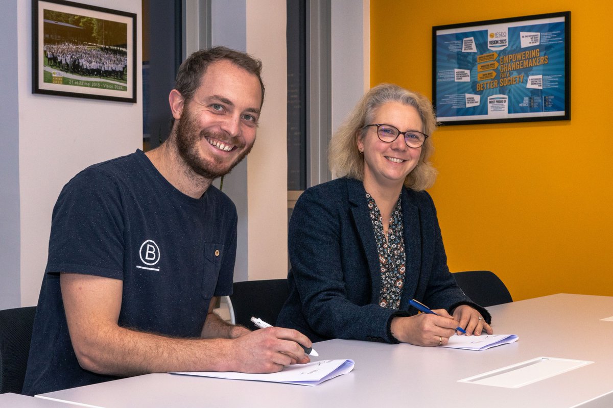 IESEG's tweet photo. IÉSEG and B Lab France sign a strategic partnership to contribute to the evolution of organizations towards more sustainable and responsible models
https://t.co/7JkMY485Lg

#IESEGExperience #IESEGCares https://t.co/JrRFHK29hl
