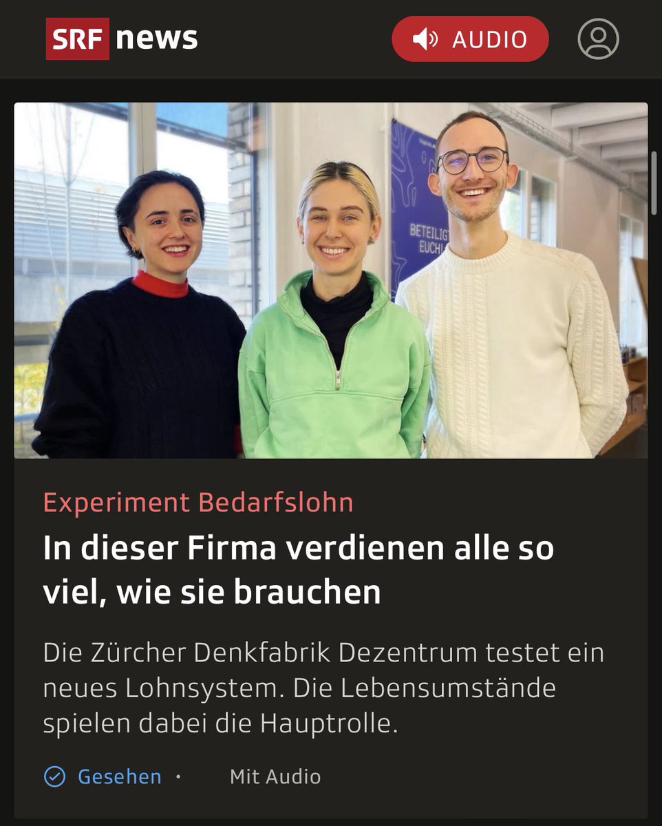 Woke up like this. Startseite <a href="/srfnews/">SRF News</a> App!