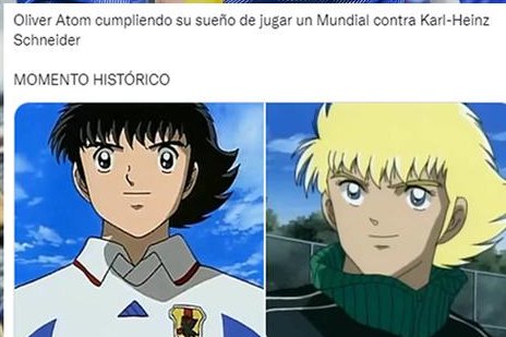 sin_paltas_'s tweet photo. 4. Alemania vs. Japón (1-2)
¡Pero qué esta pasandoo! 🤯🤯🤯
¿Quién más está de acuerdo en que esta escena de Supercampeones se hizo realidad? Muy bien hecho Japón 🇯🇵
#Qatar2022 #AlemaniaJapon #FIFAWorldCup https://t.co/Vrity2hI61