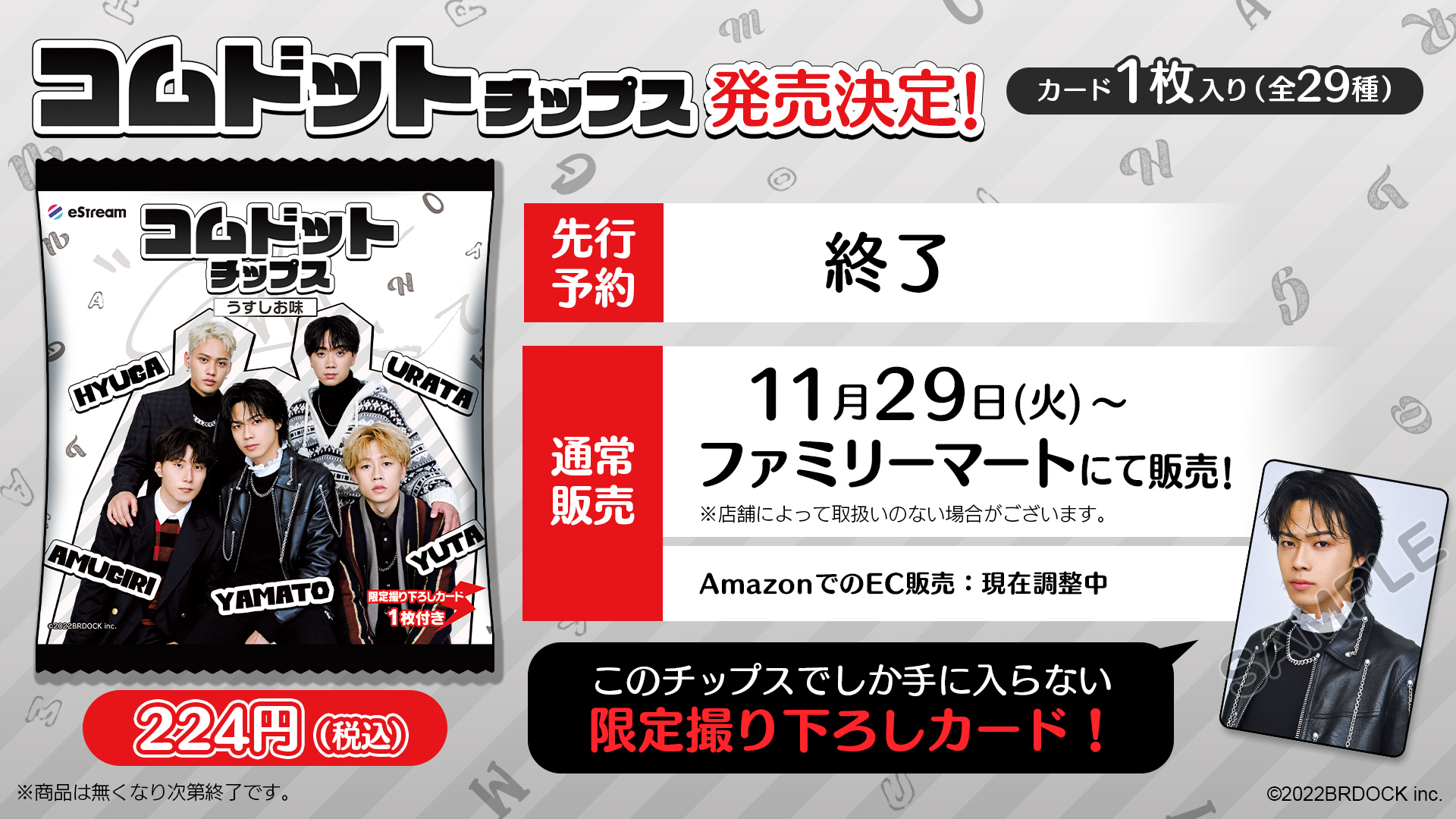 コムドットチップス 人気YouTuber「コムドット」とコラボした『コムドットチップス2