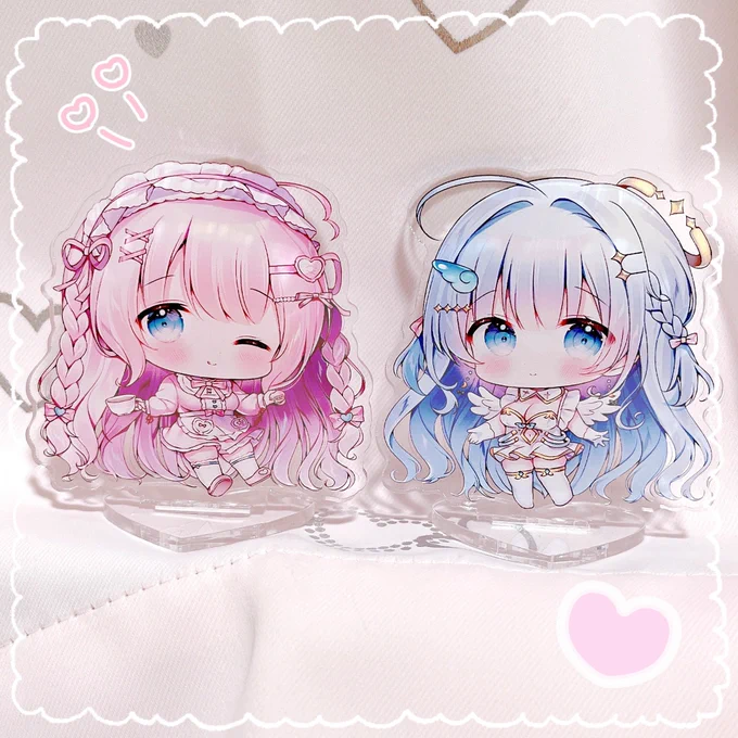 タペとアクスタの写真です発色めちゃくちゃ綺麗アクスタはちょっと大きめサイズです #めりぃむーんグッズ 