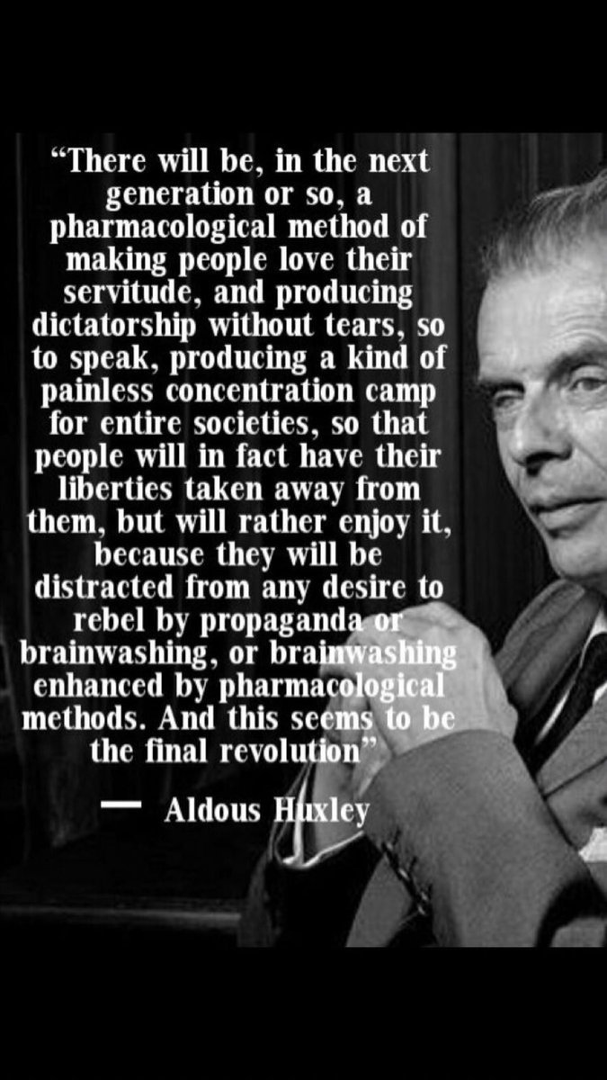Prashant Bhushan on Twitter "Huxley foresaw the Covid type dystopia 90
