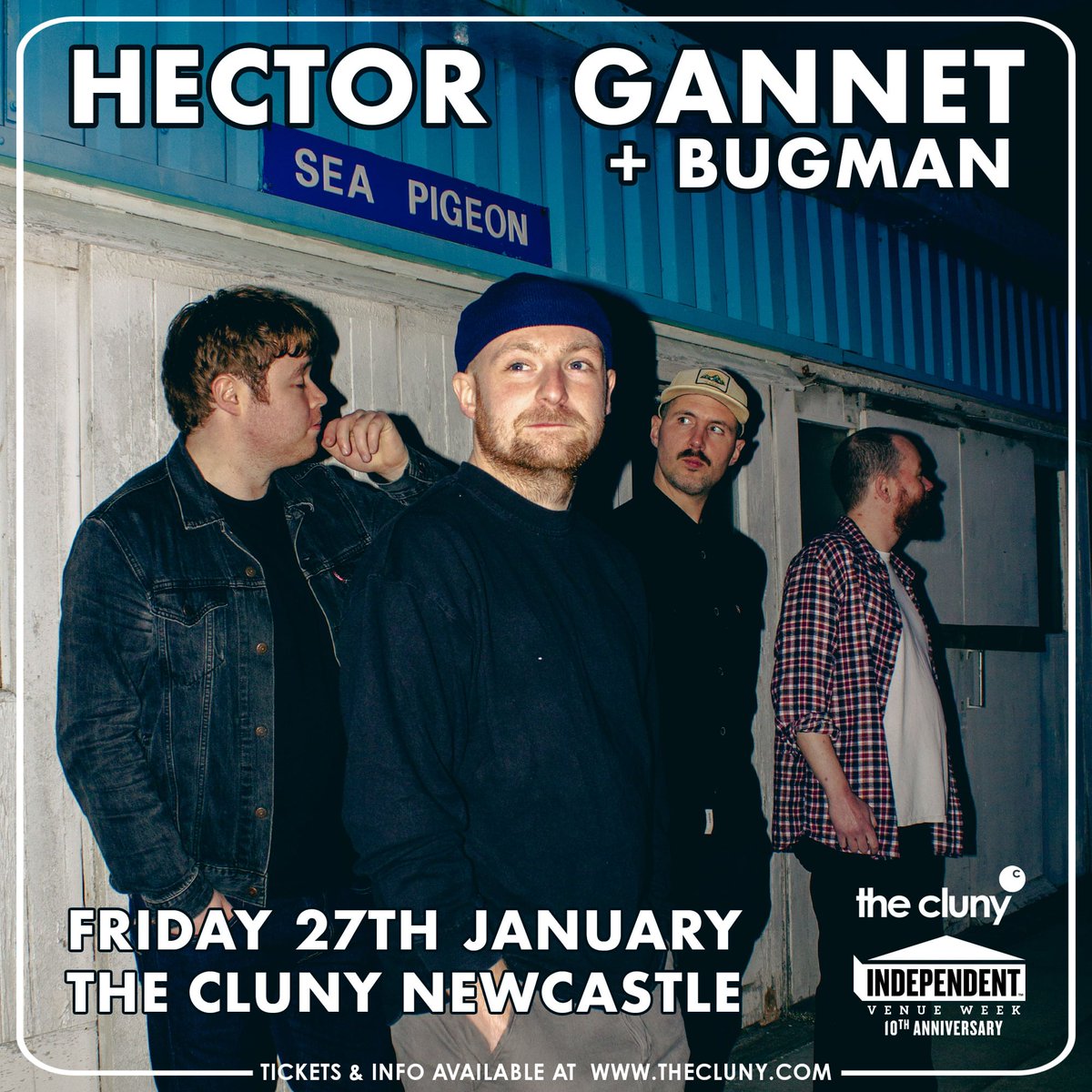 HectorGannet's tweet photo. Our show at @thecluny on 27th Jan is selling fast! Not only celebrating the release of the new album 'The Land Belongs To Us' but also #INDEPENDENTVENUEWEEK! Our brother @Ryanisfun, the indie punkist on a post-pop high will be opening the show! 
🎟️ https://t.co/zbxExDv4OO https://t.co/bCHqe0DHMo